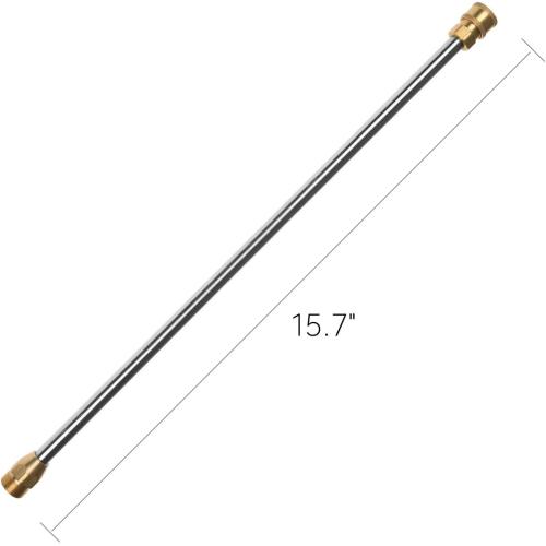 Sooprinse Pressure Washer Wand,Stainless Steel Quick Connect Lance,Replacement Spray Wand,16,5000PSI