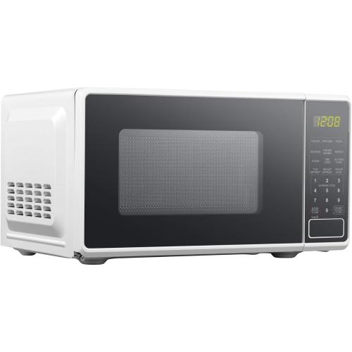 Mainstays...0.7 cu. ft. Countertop Microwave Oven, 700 Watts (Color : White)