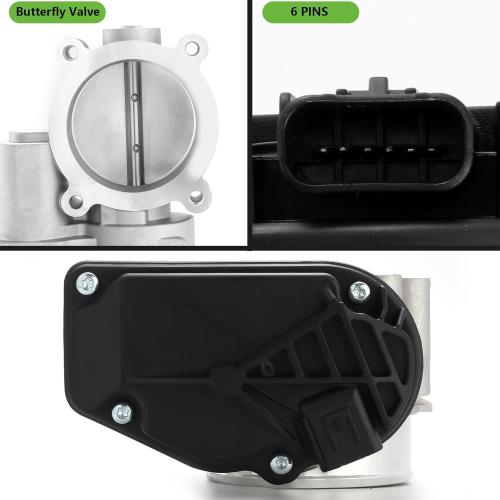 Electronic Throttle Body Assembly Fit for Ford Transit-150 250 350 HD F-150 Expedition Lincoln Navigator 3.5 V6 2015-17, Replace Part # BL3Z9E926B BL3Z9E926A S20062 BL3Z9E926BFC 676022 977-593
