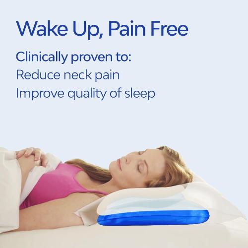 Mediflow Elite Down Water Pillow - 90% Down Fill, Adjustable Neck Pain Relief Pillow for Side, Back, and Stomach Sleepers