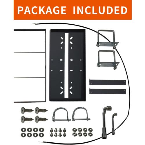 Gas Can 5 Gallon Fuel Container Holder,Fits Three 5 Gallon Gas Can,Compatible With VP Racing Fuel Jug 5.5 Gallon,VP Racing Fuel Jug,Gas Can Holder For Trailer(Holder Only)