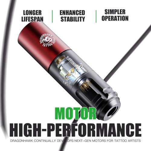 Dragonhawk A1 Beginner Tattoo Kit, Wireless Complete Pro Tattoo Gun Pen Machine Kit, Cartridges Tattoo Machine Needles