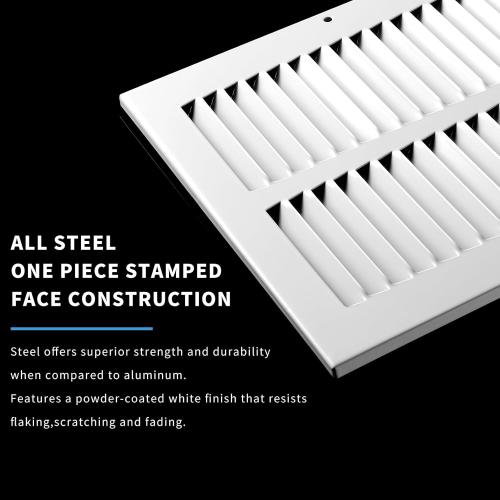 14x14 Return Air Grille(Duct Opening Size),Air Return Vent Cover,Flat Vent Cover,Rejillas De Aire Acondicionado Para Casa,Return Air Grilles,Outer Dimensions:15.75Wx15.75H(14W x 14H, Duct Opening)