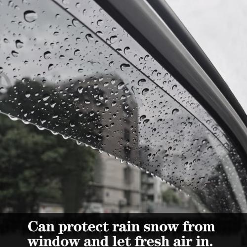 4pcs Original Shatterproof Rainproof Side Window Wind Deflectors for Honda Fit 07-08,Tape-on Rain Guard Sets,Nice Looking Window Visors for Cars,Window Deflector fit for 2007-2008 Honda Fit 94743