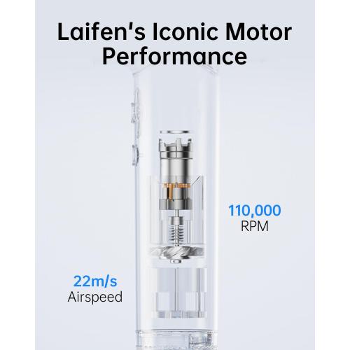 Laifen Swift Special Hair Dryer, High Speed 200M Ionic Blow Dryer with 110, 000 RPM Brushless Motor for Fast Drying, Low Noise, Hairdryer with Magnetic Nozzles