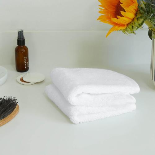 haven organic cotton Turkish Bath Towel sets. 71 x 139cm Two-Piece Set Soft and Comfortable Bath Towel  in white