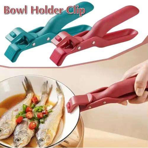 NEW 2026 MODEL Hot Plate Gripper,Multi-purpose Anti-Scald Bowl Holder Clip, Hot Plates Gripper Lifters Tongs,Multi-function Hot Bowl Dish Plate Grippers Clips for Kitchen (Green Red)