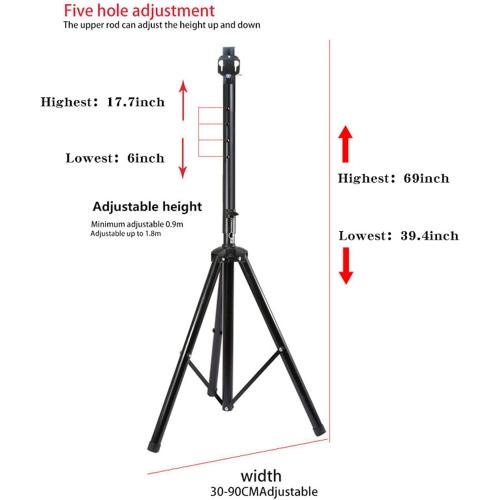 3DHologramFan Stand with Multi-Function Base, Height 39.4 to 69 Inch, 150 Pounds Load-Bearing for A Variety of 3D Rack