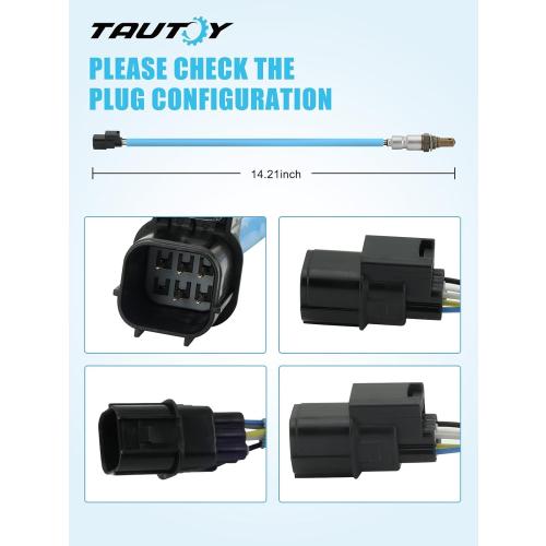 250-25059 350-35065 O2 Oxygen Sensor 2PCS Upstream (3.0L 3.5L 3.7L) for Honda Accord Crosstour Odyssey Pilot Ridgeline 2008-2020,for Acura MDX RLX RDX RL TL TLX TSX ZDX 2009-2020