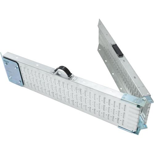 ThunderBay ramp Set Pack of 2 Folding Ramp Galvanized Steel 880 lbs Max Folding Ramp for ATV,Motorcycle,Truck,Quad,Lawn Mower,Snow Blower,Dirt Bikes,Carts,Trailers,Car Tailg