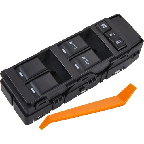 6 8 Metal Pins Power Window Switch Fits for 06-10 Jeep Commander,Grand Cherokee,Chrysler 200/300.07-09 Dodge Durango/Aspen,08-14 Avenger.Control vidrios Master Switch.Green Light.4602781AA