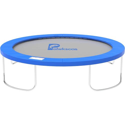 Polwkscas Trampoline Pad 10ft 12ft 14ft 15ft 16ft Trampoline Replacement Safety Pad, Waterproof and Tear-Resistant Safety Spring Cover Round Frame Pad, Trampoline Pad Replacement