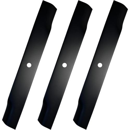 601124 High Lift Blades Compatible with Hustler 54 Deck Raptor SD, Fastrak, Super Z Series Lawn Mower, Replaces 601013 602416 797696 797712 92-208, 3 Pack