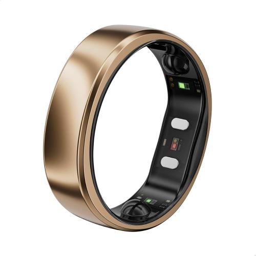 RingConn Smart Health Monitoring Ring - Pale Gold - size 10 - used see the pictures - missing USBC cable