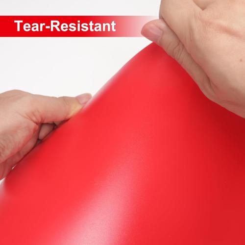 ViVin 60-Pack Red Plastic Folders with Pockets, Two Pocket Folders, Plastic Pocket Folders for School, Office and Home