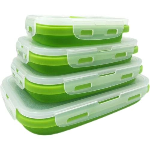 Collapsible Food Storage Containers (green)