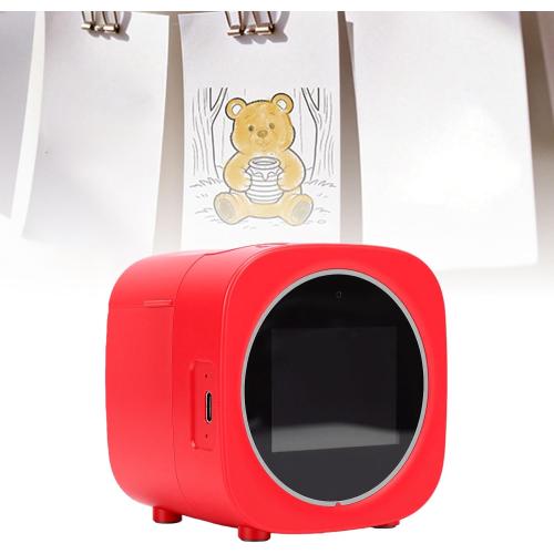 AI Voice Control Printer, Portable Thermal Photo Printer with AI Voice Key, 2.4 Inch HD Screen, 1300mAh Battery for DIY Crafts, Journaling, Gifts for Kids Students