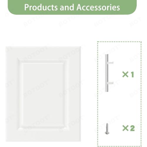 Built-in Cabinet Doors - Cabinet Replacement Doors for Kitchen, Living Room, Bedroom, Bathroom - 22.5 Inch High (White, 17.75 Inch Wide)