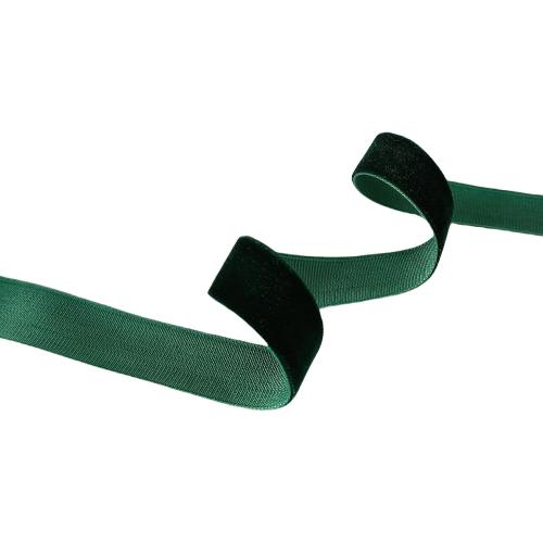 Abbaoww 25 Yards Forest Green Velvet Ribbon 1 Inch Wide Single Face Velvet Ribbon for Christmas Wreath Decoration Gift Wrapping DIY Project Bow Making