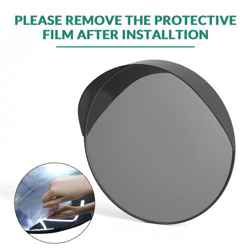 VIVIJASON 18 inch Adjustable Convex Security Mirror, Indoor Outdoor Curved Safety Mirror, Wide Angle View for Office Warehouse Driveway Store Garage Blind Spot