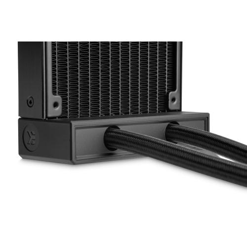 EK Nucleus AIO All-in-One Liquid CPU Cooler with EK FPT Fans, Water Cooling Computer Parts, 120mm Fan, Compatible with Latest Intel & AMD CPUs (240mm, Nucleus - CR240)