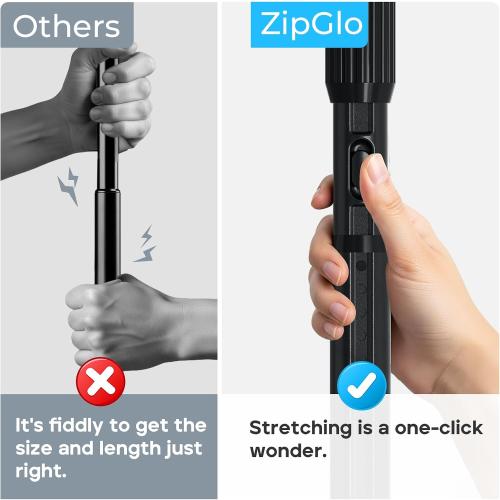 2Pack Black Tension Curtain Rod 41-126 In,Outdoor Curtain Rod | No Drilling for Window,Heavy Duty Shower Rod,Rod Diameter 1.26In-One-bond stretching