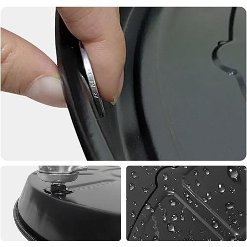 BLUE USED  Plant Caddy with Wheels, Heavy Duty Plant Stand with Universal Wheels, Round Pot Trolley for Indoor Outdoor,18inch Black