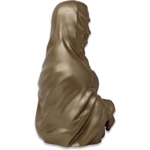 MUSART Exclusive Mona Lisa Statue Home Decor Limited Edition of 100 Urethane Resin with Urethane Glass Coat 10 Inches Height 3 Lbs (Gold)