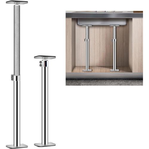 Undermount Sink Brackets.Undermount Sink Support,Undermount Sink Repair Kit, Adjustable Support PolKitchen Sink Brackets