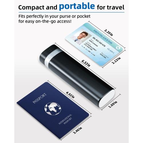 Weekly Pill Organizer 7 Day, Daily Pill Box, Travel Pill Case, Cute Pill Holder, Drawer-Shaped Medicine Box to Hold Vitamins, Medicines, Supplements, Pills Organizer(Black)