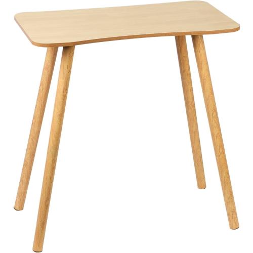 Computer Desk 29 Inch High Writing Study Work Table Office Desk Ergonomic Design Modern Home Office Study Desk, Student Small Writing Table, with Solid Legs, Spacious Desktop Wooden Color