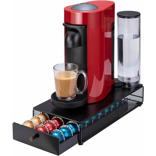 Rice rat Vertuo Capsule Holder Drawer for Nespresso with Handle (30 Pods)