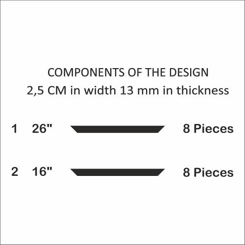 Premade Wall Molding Kit, Ready to Assemble Wainscoting Panels, Installed with Glue, Pre-Cut Molding Trim for Interrior Wall, DIY, (4 Frames, NOT Peel and Stick)