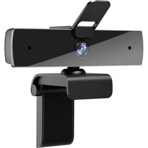 Webcam with Microphone and Privacy Cover, FHD Webcam 1080p, Desktop or Laptop and Smart TV USB Camera for Video Calling, Stereo Streaming and Online Classes
