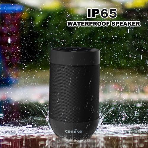 comiso Bluetooth Speaker, Portable Speaker Support TF Card, IP65 Waterproof