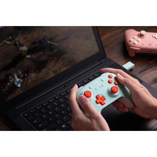 Mint 8BitDo Ultimate 2C Wireless Controller for Windows PC and Android, with 1000 Hz Polling Rate, Hall Effect Joysticks and Triggers, and Remappable L4/R4 Bumpers (Mint)