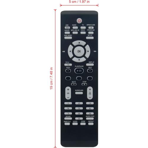 Replace Remote Control Compatible with Philips Home Theater System
