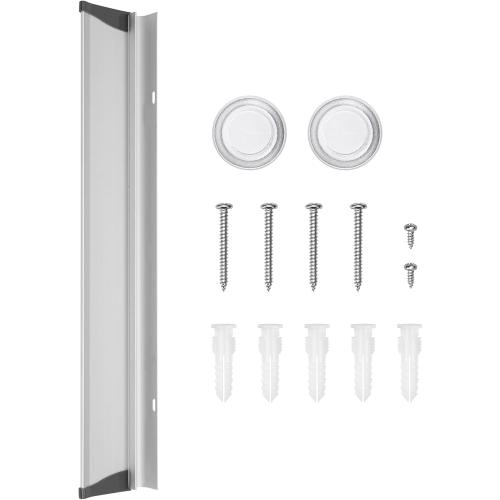 VUSIGN Magnetic White Board 36 x 48 with 1 Dry-Erase Eraser, 2 Multicolor Marker, 4 Magnetic Pins, Sliver Reinforced Aluminum Frame for Office, Home, School