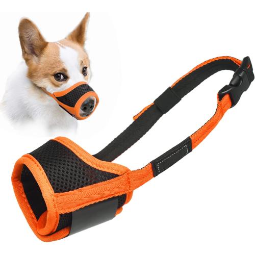 LUCKYPAW Soft Dog Muzzle for Small Dogs to Anti Biting Chewing