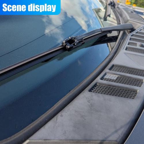 1.7M/5.6Ft Car Windshield Cowl Rubber Seal Strip, Cuttable Auto Front Rear Windshield Seal Strips, Vehicle Weather Stripping Window Door Sealing Molding Trim Strips for SUV Truck (1PC)