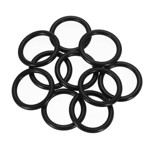 uxcell 10Pcs AS-323 O-Rings, Nitrile Rubber O-Rings 1-5/16 ID, 1-11/16 OD, 3/16 Width Round Sealing Gasket for Automotive Machine Plumbing Sealing Repair (70 Durometer, Black)
