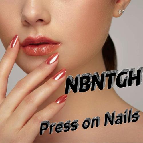 Christmas Press on Nails Candy Fake Nails Pink False Nail with Bow Design Holly Glue on Nails Glossy Full Cover Artificial Acrylic Short Oval Stick on Nail for Women Girls Xmas Manicure 24 Pcs
