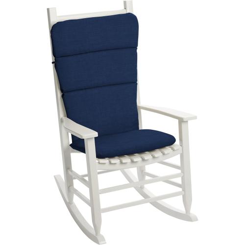 Arden Outdoor Adirondack or Rocking Chair Cushion, 20 x 17, Rain-Proof, Fade Resistant 20 x 17, Sapphire Blue Leala