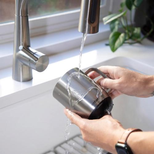Ember Mug 2, 14 oz, Temperature Control Smart Mug, Stainless Steel‼️light dirt‼️