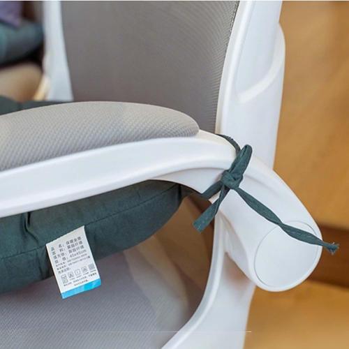 Seat Pads for Dining Chairs, Garden Chair Cushions with Ties, Soft Washable Square/Round Seat Cushions for Kitchen, Office, Outdoor, Patio, Classroom & Indoor Use set of 2