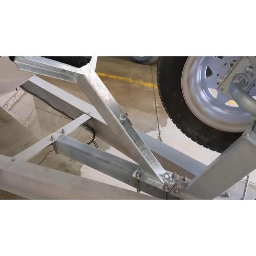 FreeAgain Adjustable Boat Trailer Bow Rest Catcher Assembly - Hot-Dip Galvanized Steel Post for Rust-Resistant Durability,fit for 3 Wide Trailer Tongues (3x3 or 3x4)