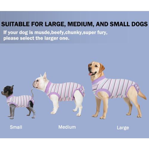 Sebdtico Recovery Suit for Dogs,Dog Surgery Suit Female Spay,Soft Dog Onesie for Surgery Female,Dog Cone Alternative Surgical Recovery Suit Female,Abdominal Wounds Licking Anti Suit for Dogs