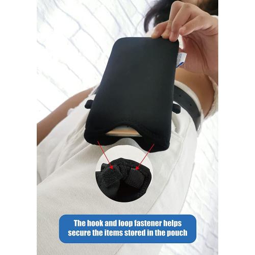 Tainada Men Women Neoprene Phone Sleeve Pouch Case Bag w/Crossbody Strap/Neck Lanyard for iPhone 17/16/15 Pro Max, Air, 16e, 16/15 Plus; Samsung S26, S25, A57, A56 (Black Geometric Pattern)