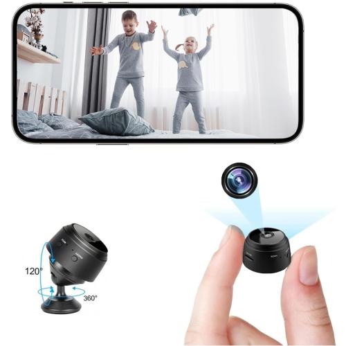 ZMDCAM Hidden Spy Camera for Home Use, Mini Security Wireless WiFi Camera, HD 1080P Indoor/Outdoor Night Vision Nanny Cam for Baby, Pets, Compatible with Smartphone, Tablets(Video Only)