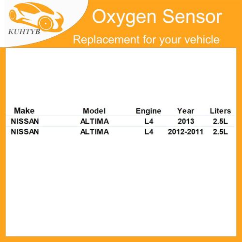 Oxygen Sensor 75-4280 24854 Upstream O2 Sensor Compatible with NISSAN 2013 ALTIMA Coupe Exc.Calif. L4 O2 Sensor